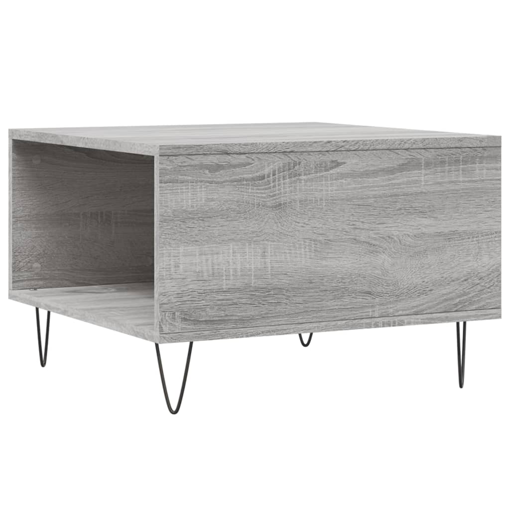 Sofabord Grå Sonoma 55x55x36,5 cm Træmateriale