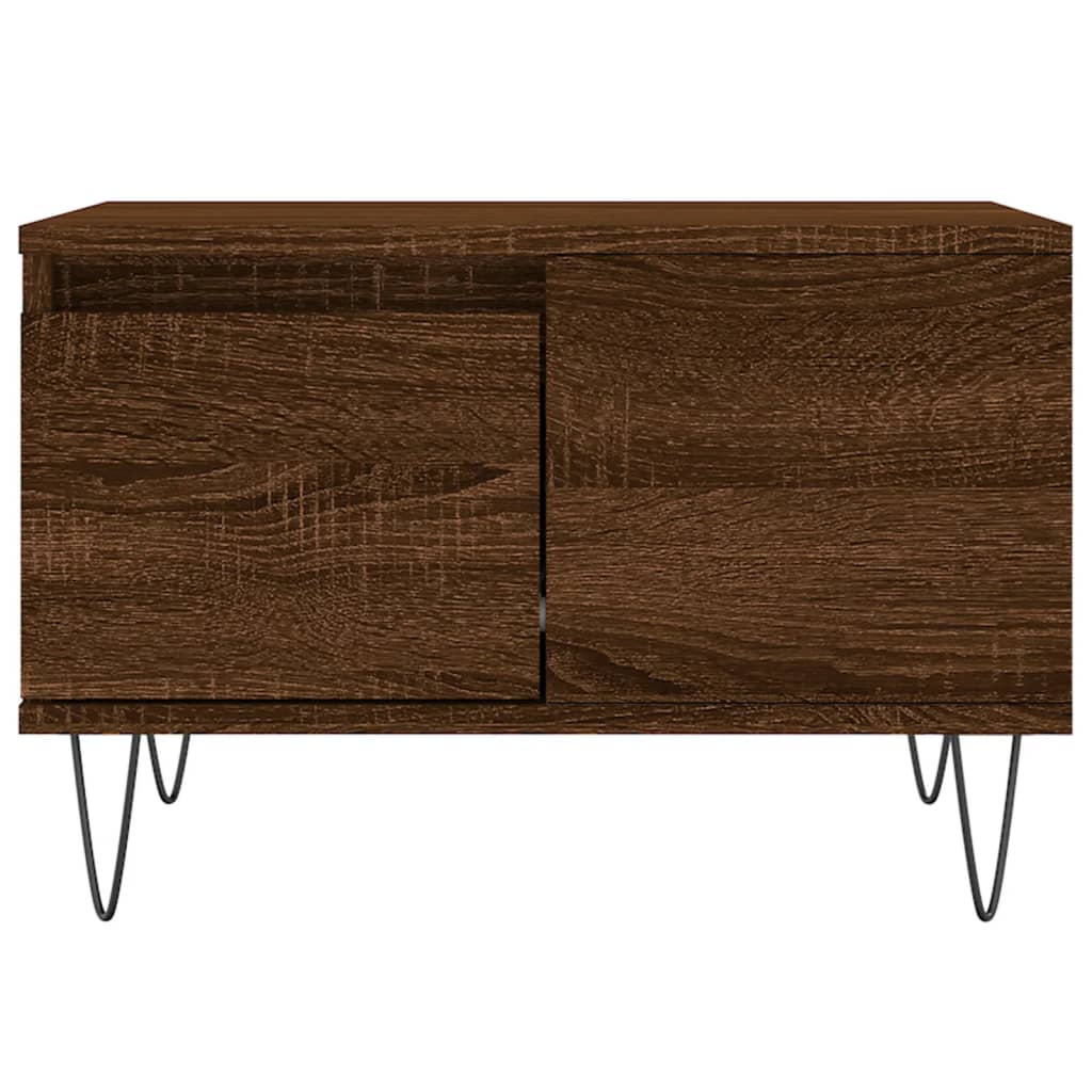 Sofabord Brun Eg Look 55x55x36,5 cm Træmateriale