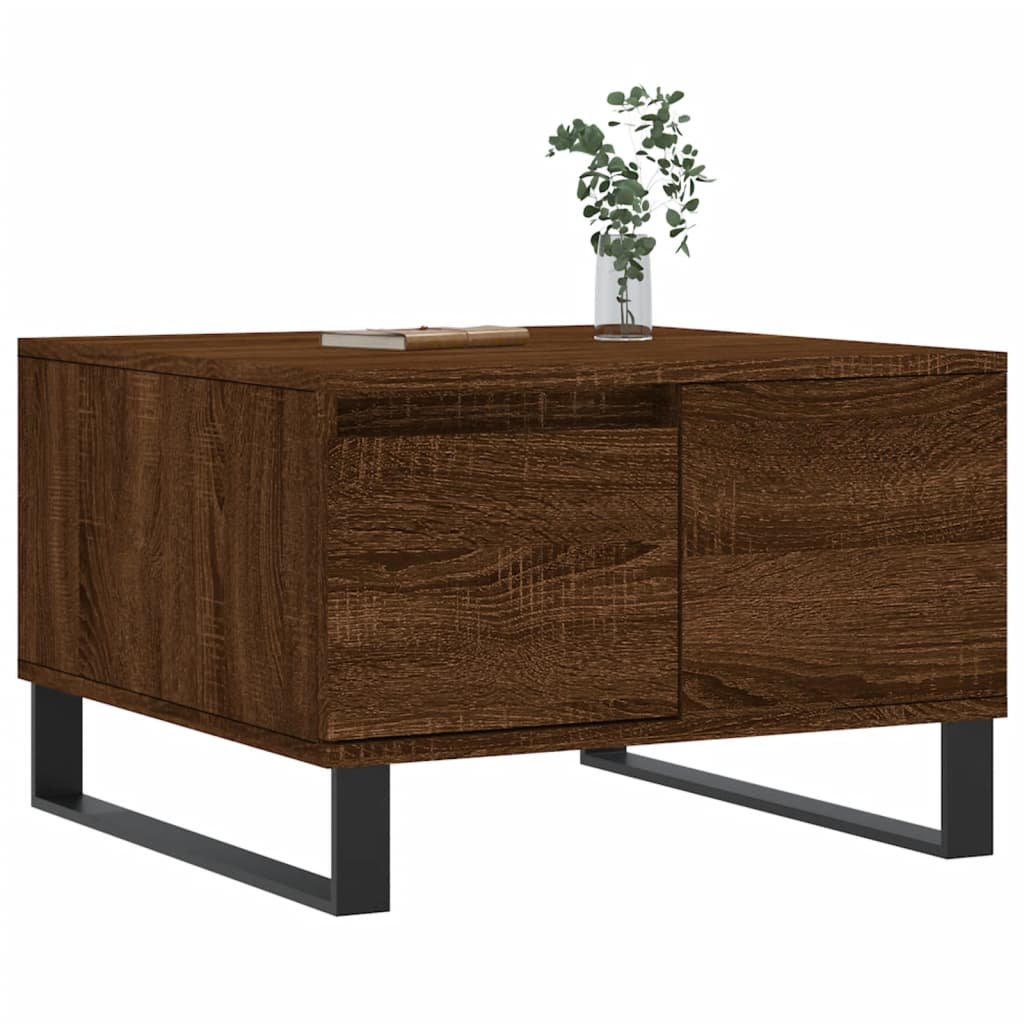 Sofabord Brun Eg Look 55x55x36,5 cm Træmateriale