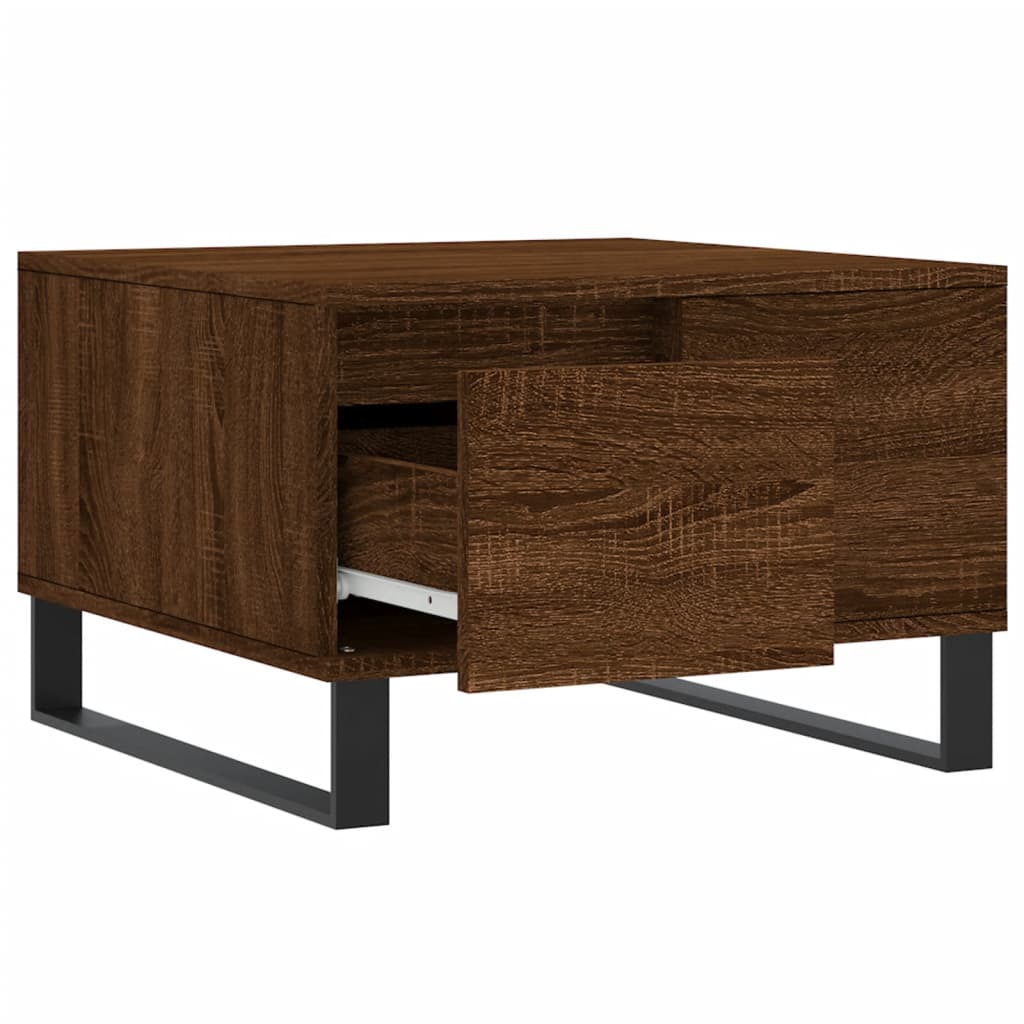 Sofabord Brun Eg Look 55x55x36,5 cm Træmateriale