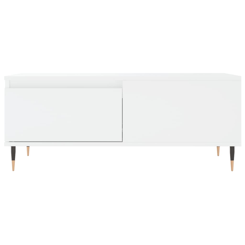 Sofabord Hvid 90x50x36,5 cm Træ Materiale