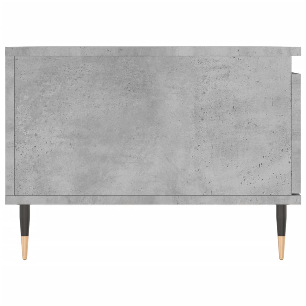 Sofabord betongrå 90x50x36,5 cm træmateriale