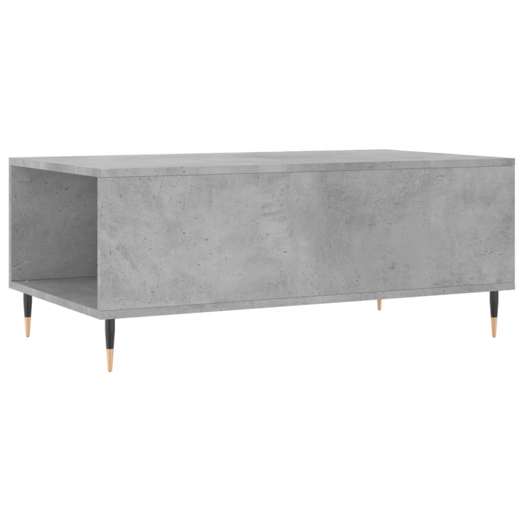 Sofabord betongrå 90x50x36,5 cm træmateriale