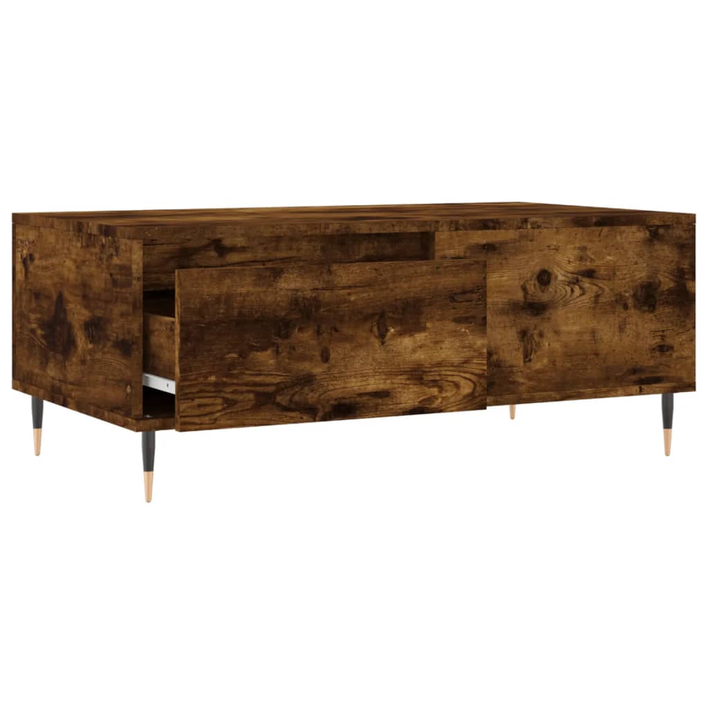 Sofabord røget eg 90x50x36,5 cm træmateriale