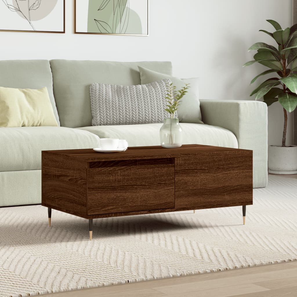 Sofabord Brun Eg Look 90x50x36,5 cm Træmateriale