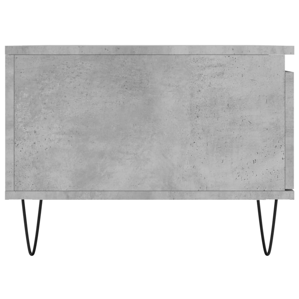 Sofabord betongrå 90x50x36,5 cm træmateriale
