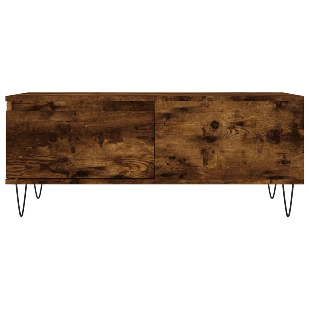 Sofabord røget eg 90x50x36,5 cm træmateriale