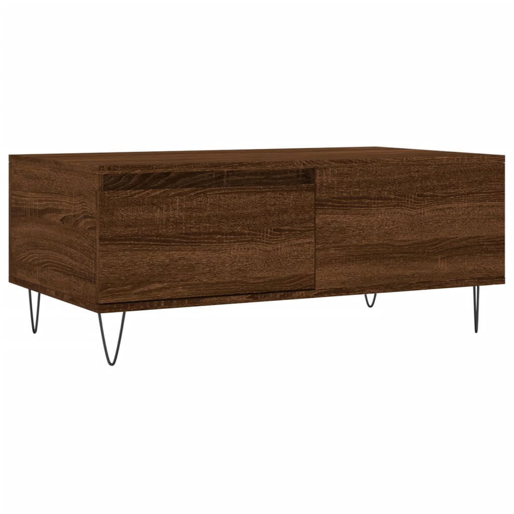 Sofabord Brun Eg Look 90x50x36,5 cm Træmateriale