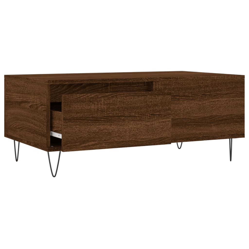 Sofabord Brun Eg Look 90x50x36,5 cm Træmateriale