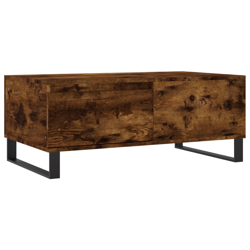 Sofabord røget eg 90x50x36,5 cm træmateriale