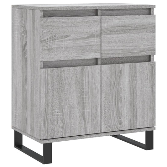 Sideboard Grau Sonoma 60x35x70 cm Holzwerkstoff