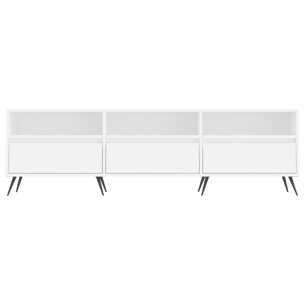 TV-skab Hvid 150x30x44,5 cm Træ Materiale