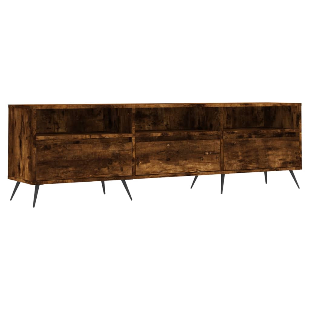 TV-møbel røget eg 150x30x44,5 cm træmateriale