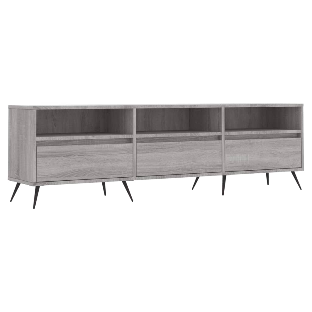TV-skab Grå Sonoma 150x30x44,5 cm Træ Materiale