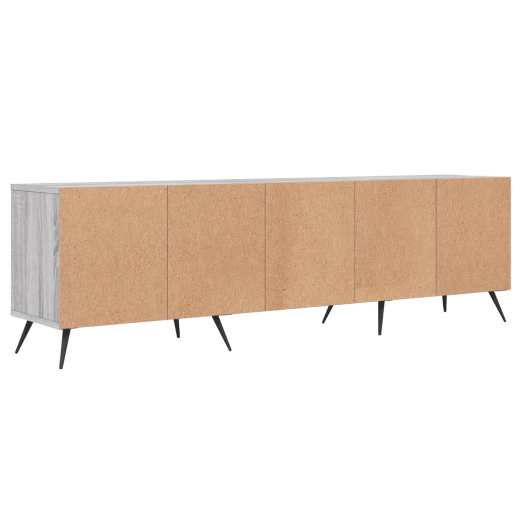 TV-skab Grå Sonoma 150x30x44,5 cm Træ Materiale