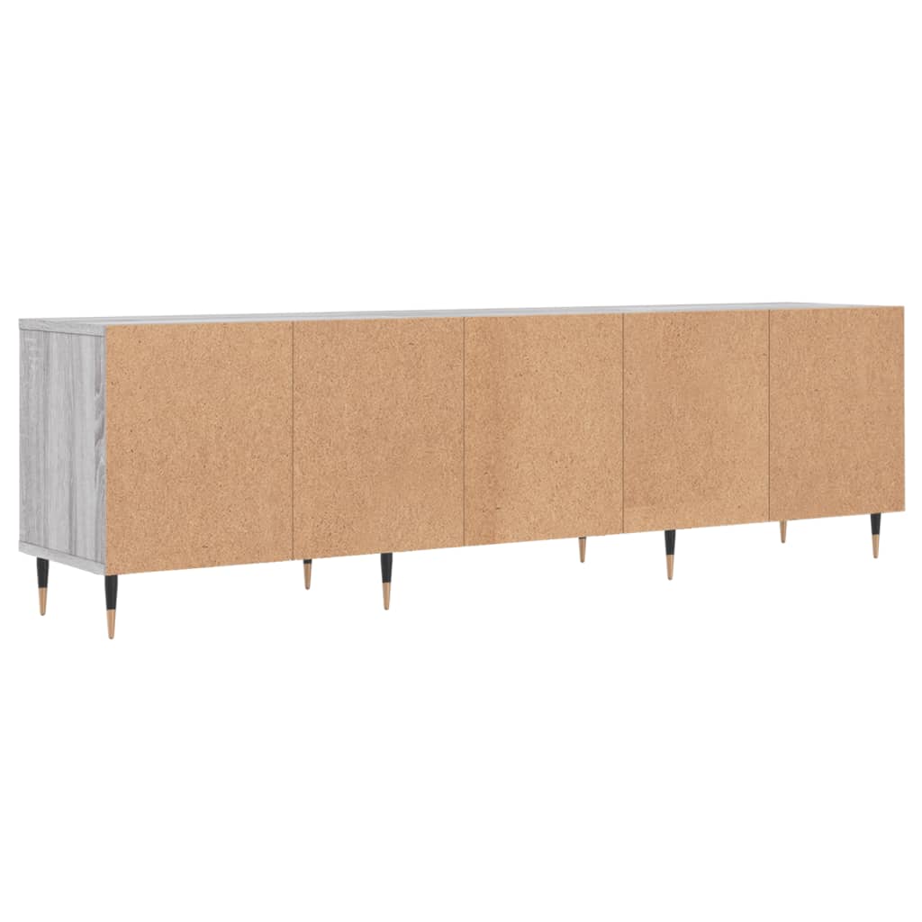 TV-skab Grå Sonoma 150x30x44,5 cm Træ Materiale