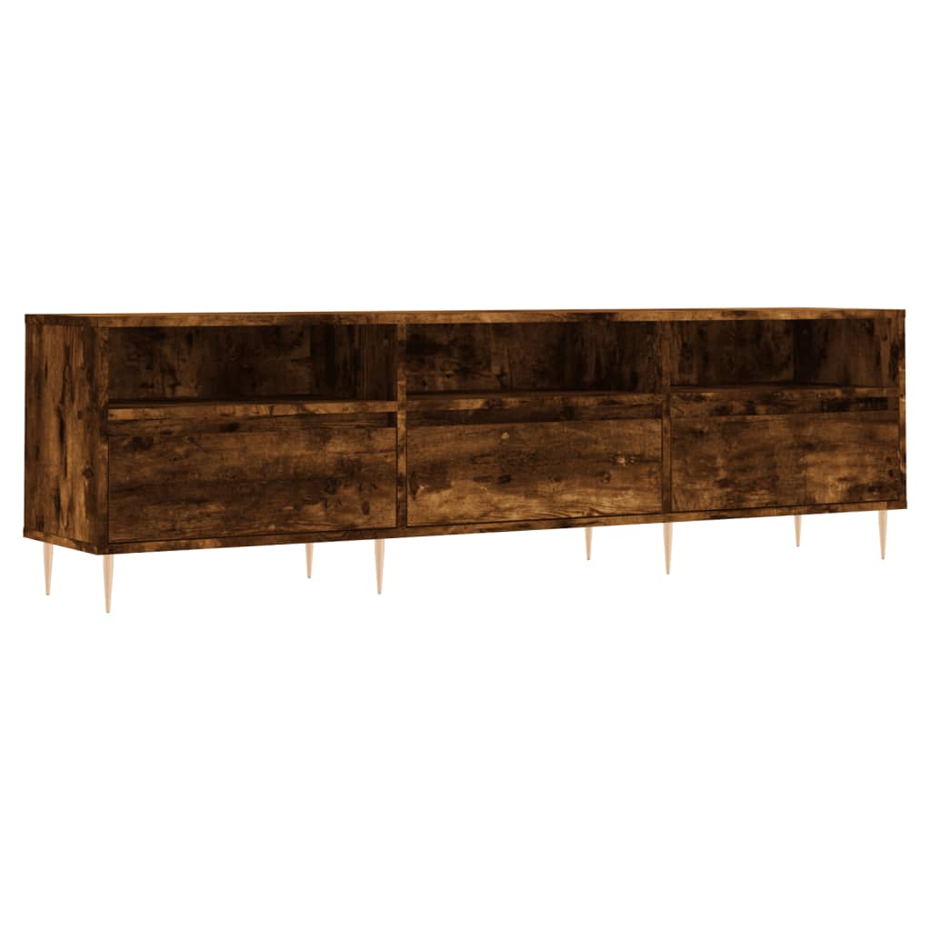 TV-møbel røget eg 150x30x44,5 cm træmateriale