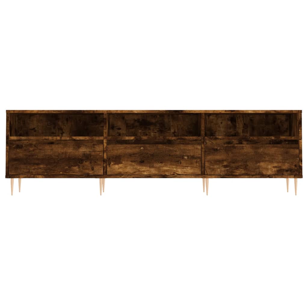 TV-møbel røget eg 150x30x44,5 cm træmateriale