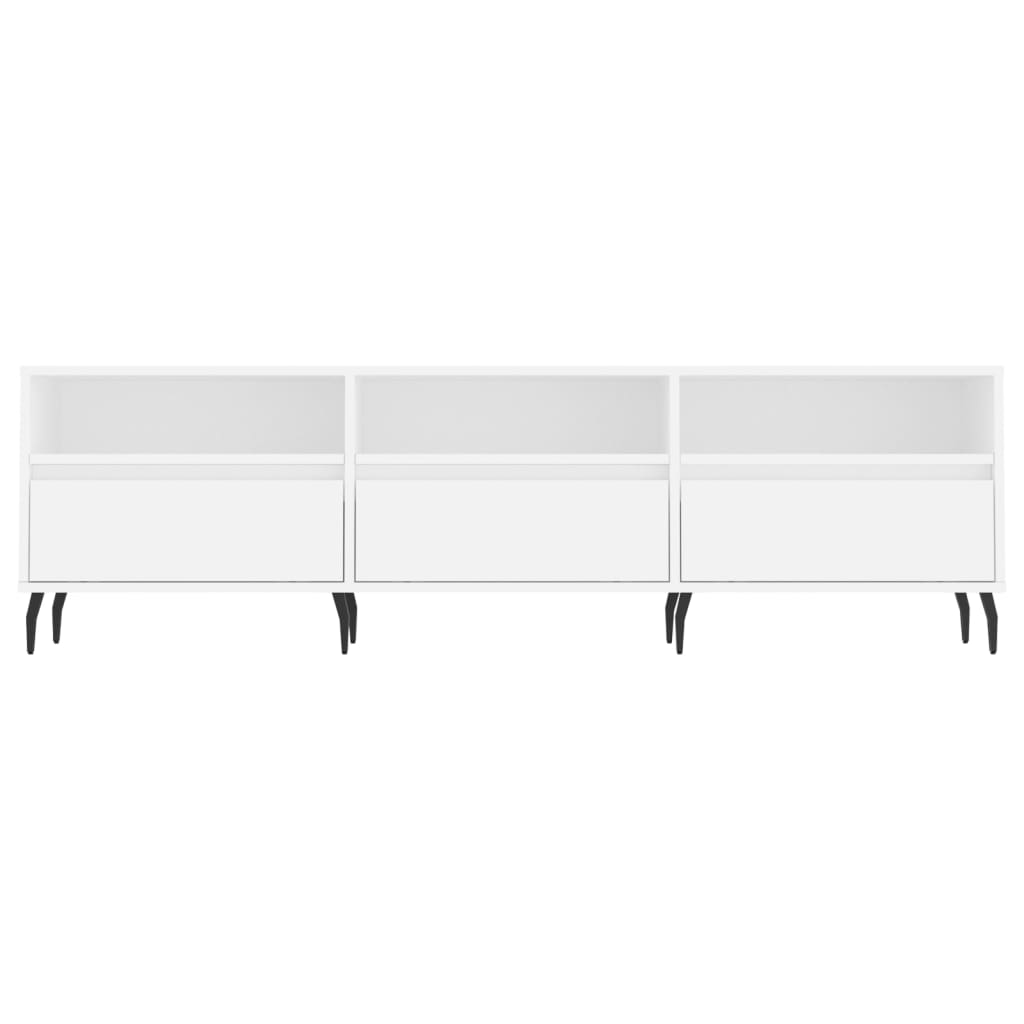 TV-skab Hvid 150x30x44,5 cm Træ Materiale
