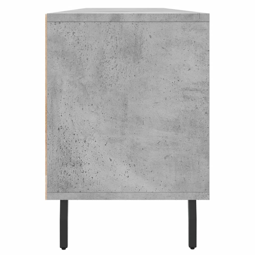 TV-møbel betongrå 150x30x44,5 cm træmateriale