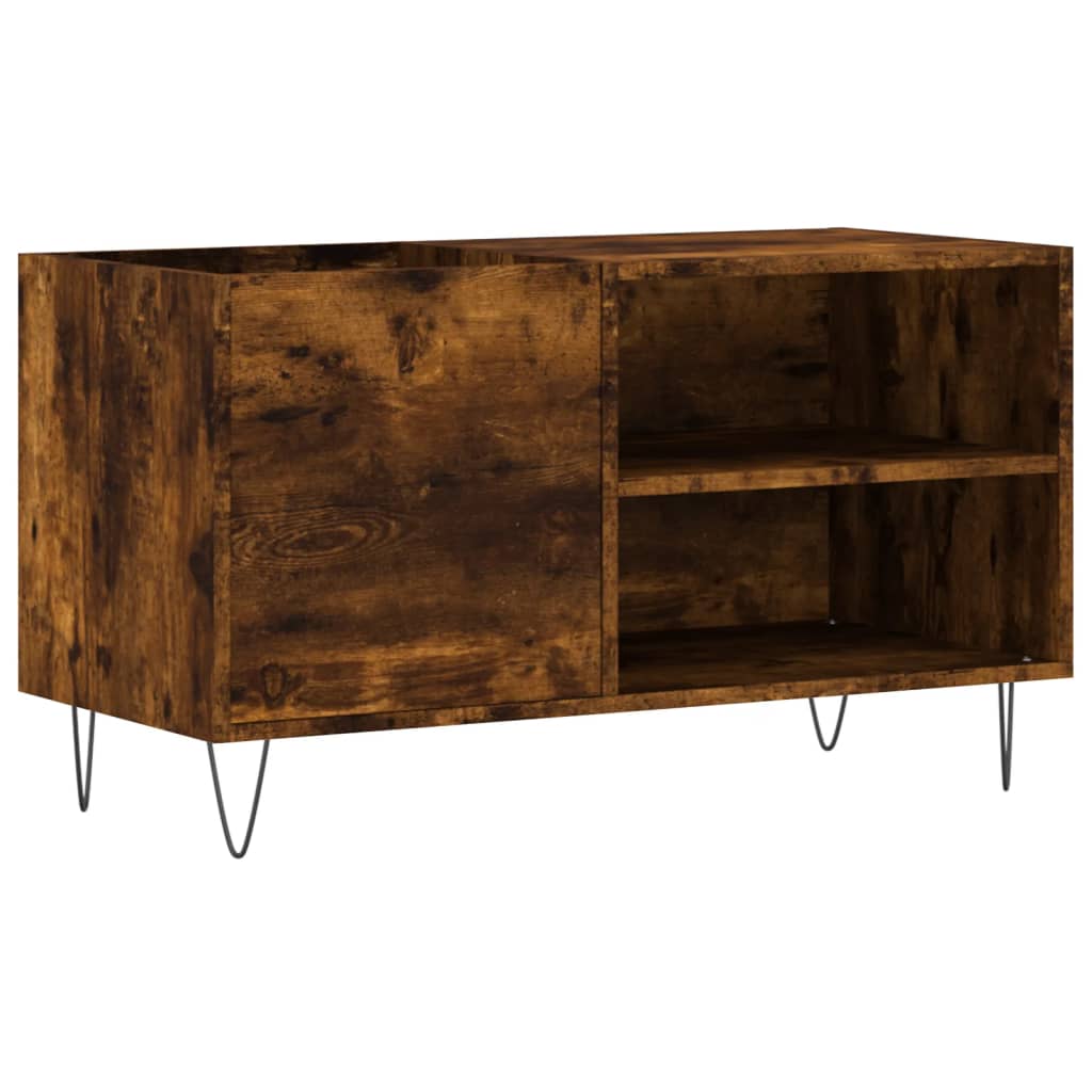 Pladeskab Røget Eg 85x38x48 cm Træmateriale
