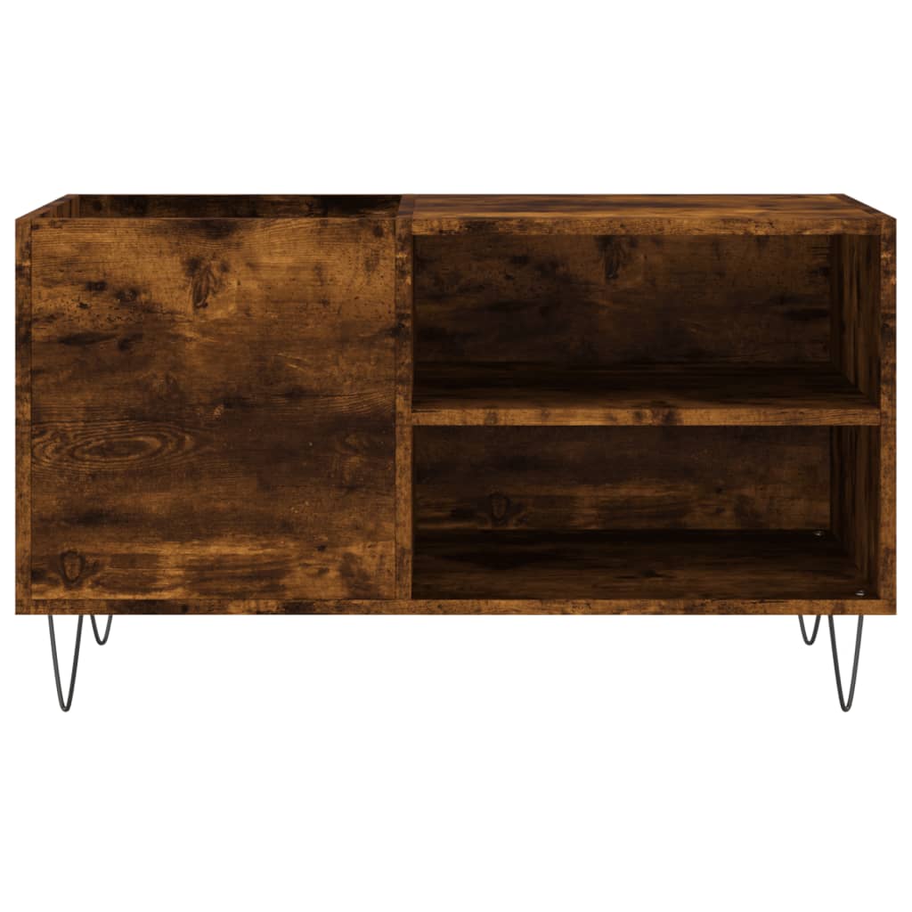 Pladeskab Røget Eg 85x38x48 cm Træmateriale