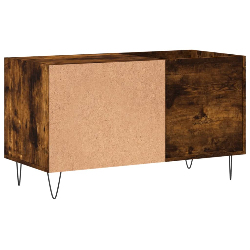 Pladeskab Røget Eg 85x38x48 cm Træmateriale