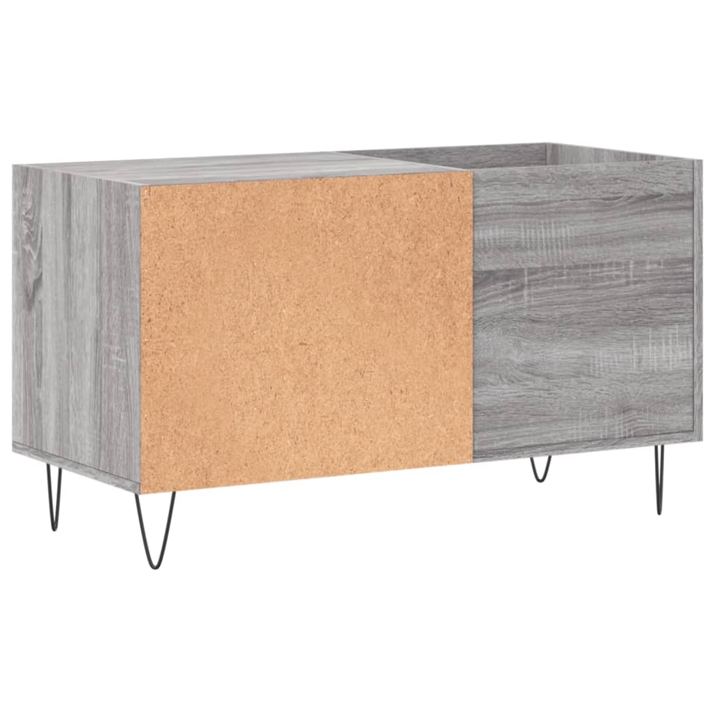 Pladeskab Grå Sonoma 85x38x48 cm Træmateriale