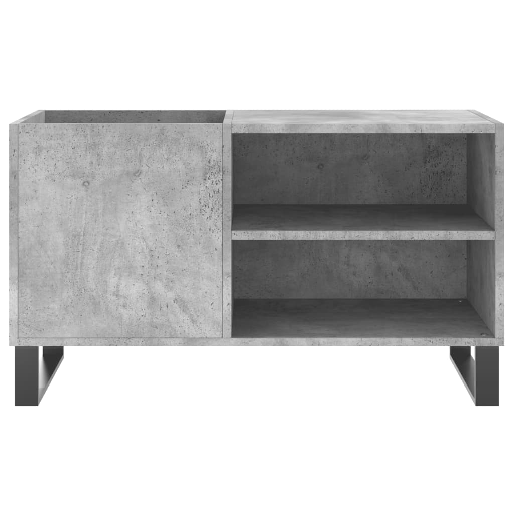 Pladeskab Beton Grå 85x38x48 cm Træmateriale
