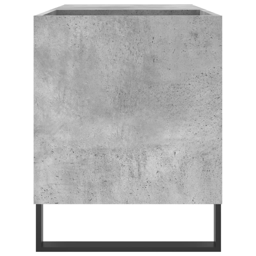 Pladeskab Beton Grå 85x38x48 cm Træmateriale