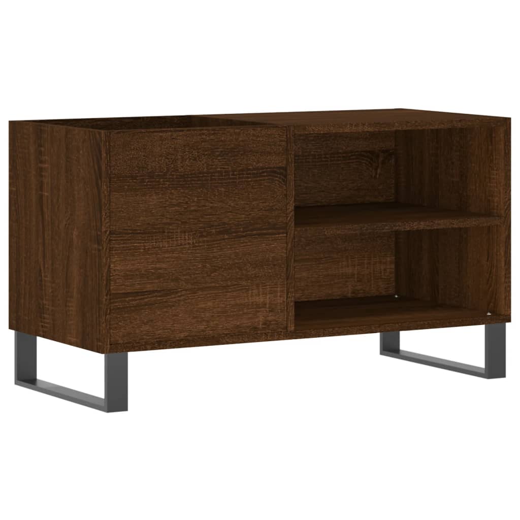 Pladeskab Brun Eg Look 85x38x48 cm Træmateriale
