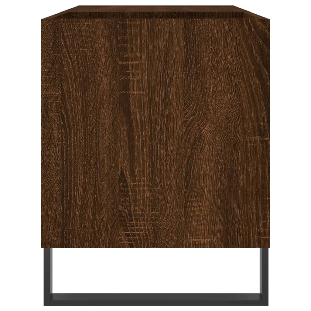 Pladeskab Brun Eg Look 85x38x48 cm Træmateriale