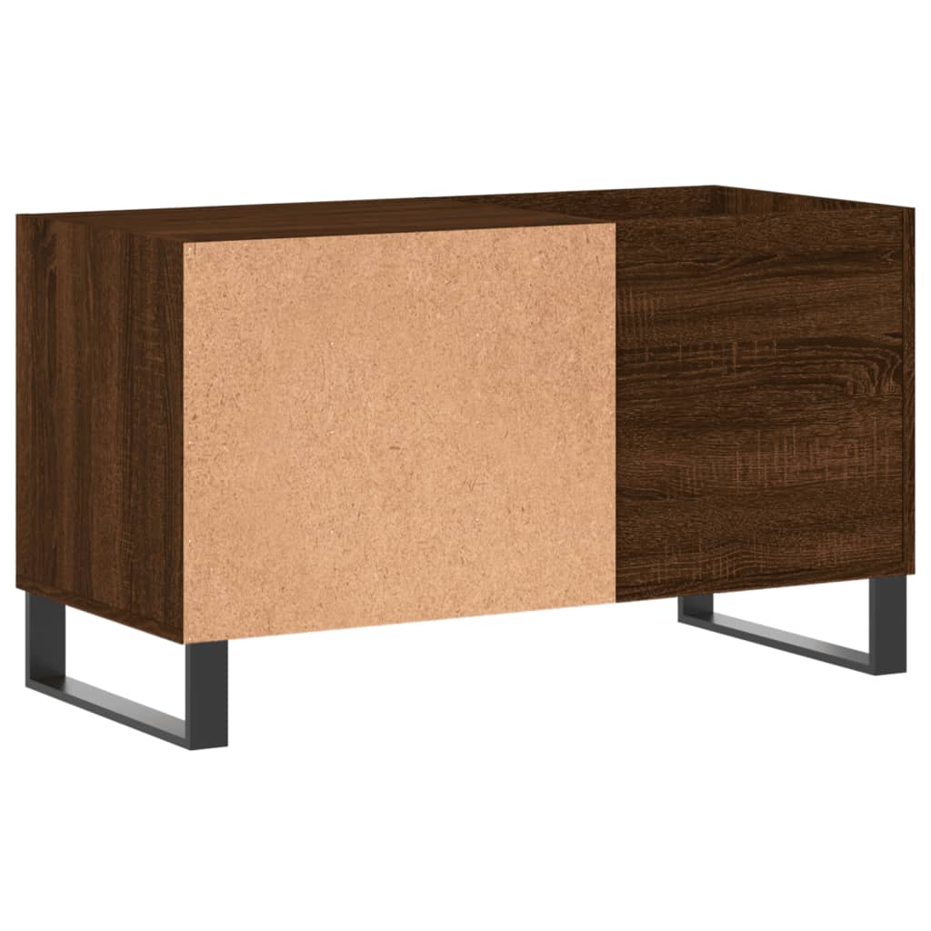 Pladeskab Brun Eg Look 85x38x48 cm Træmateriale