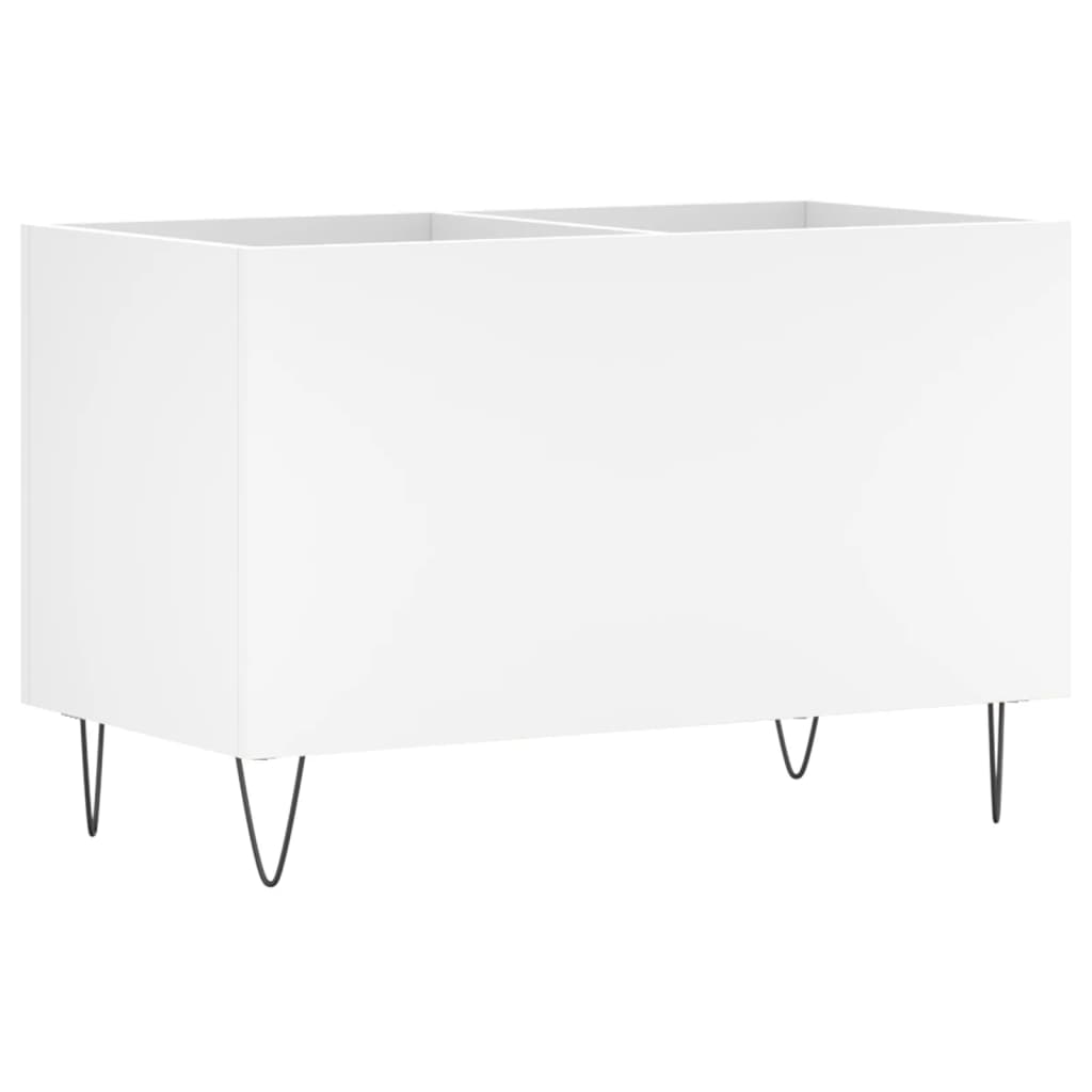 Pladeskab Hvid 74,5x38x48 cm Træmateriale
