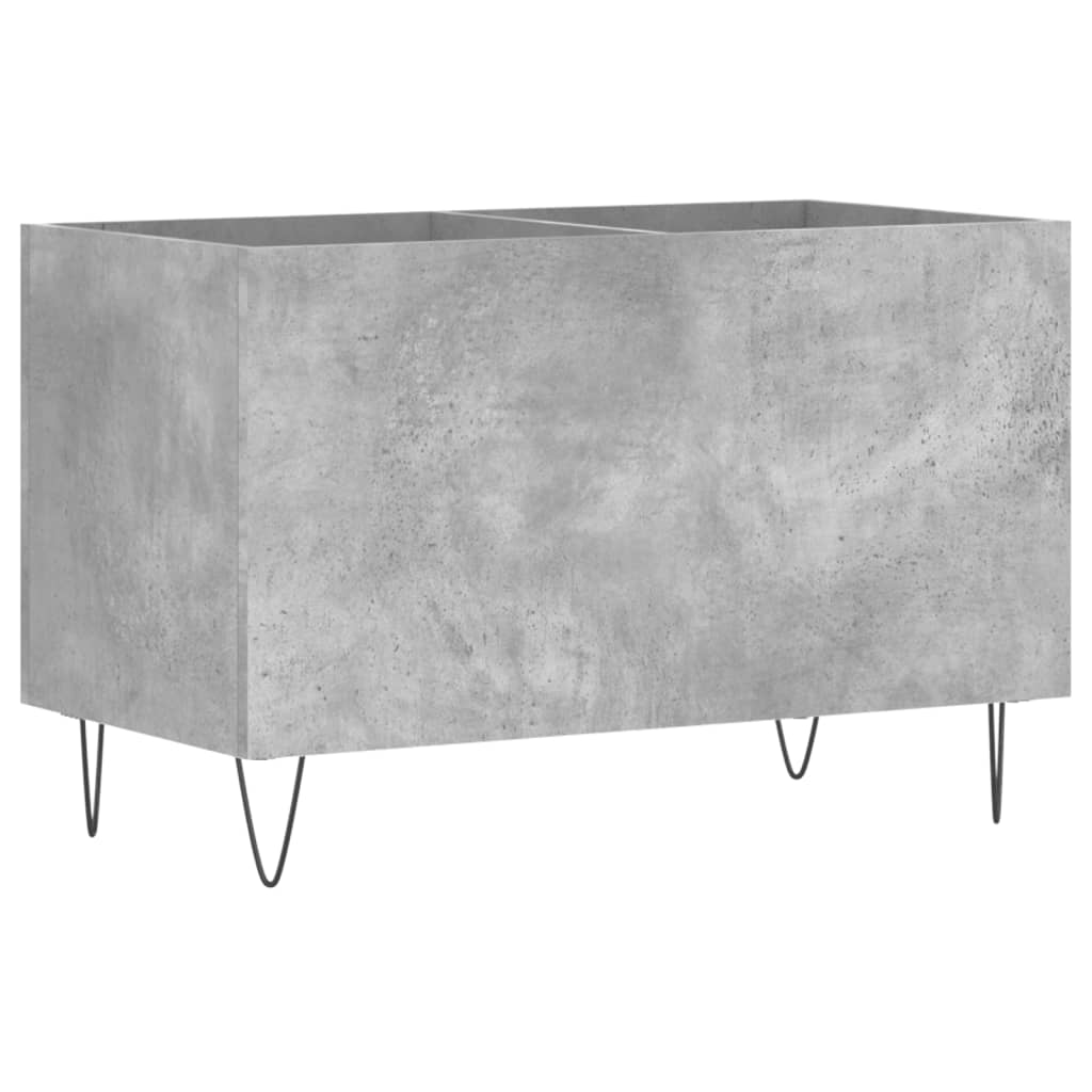 Pladeskab Beton Grå 74,5x38x48 cm Træmateriale