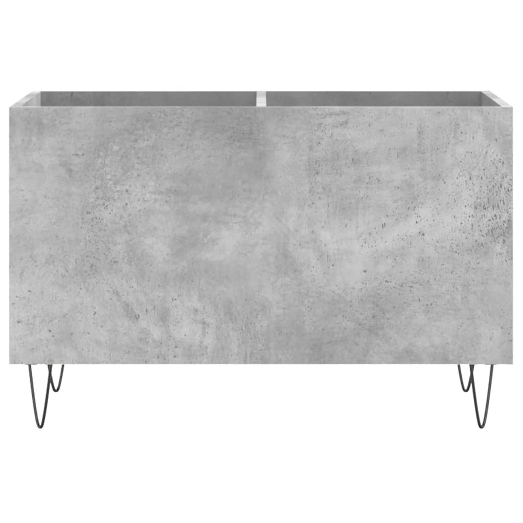 Pladeskab Beton Grå 74,5x38x48 cm Træmateriale