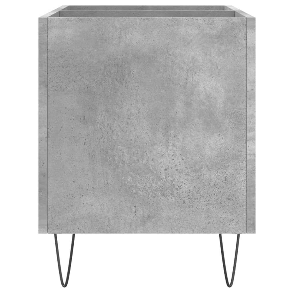 Pladeskab Beton Grå 74,5x38x48 cm Træmateriale
