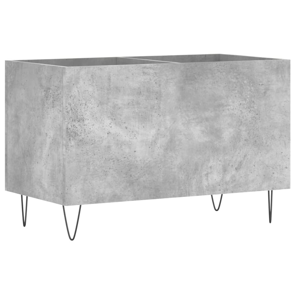 Pladeskab Beton Grå 74,5x38x48 cm Træmateriale