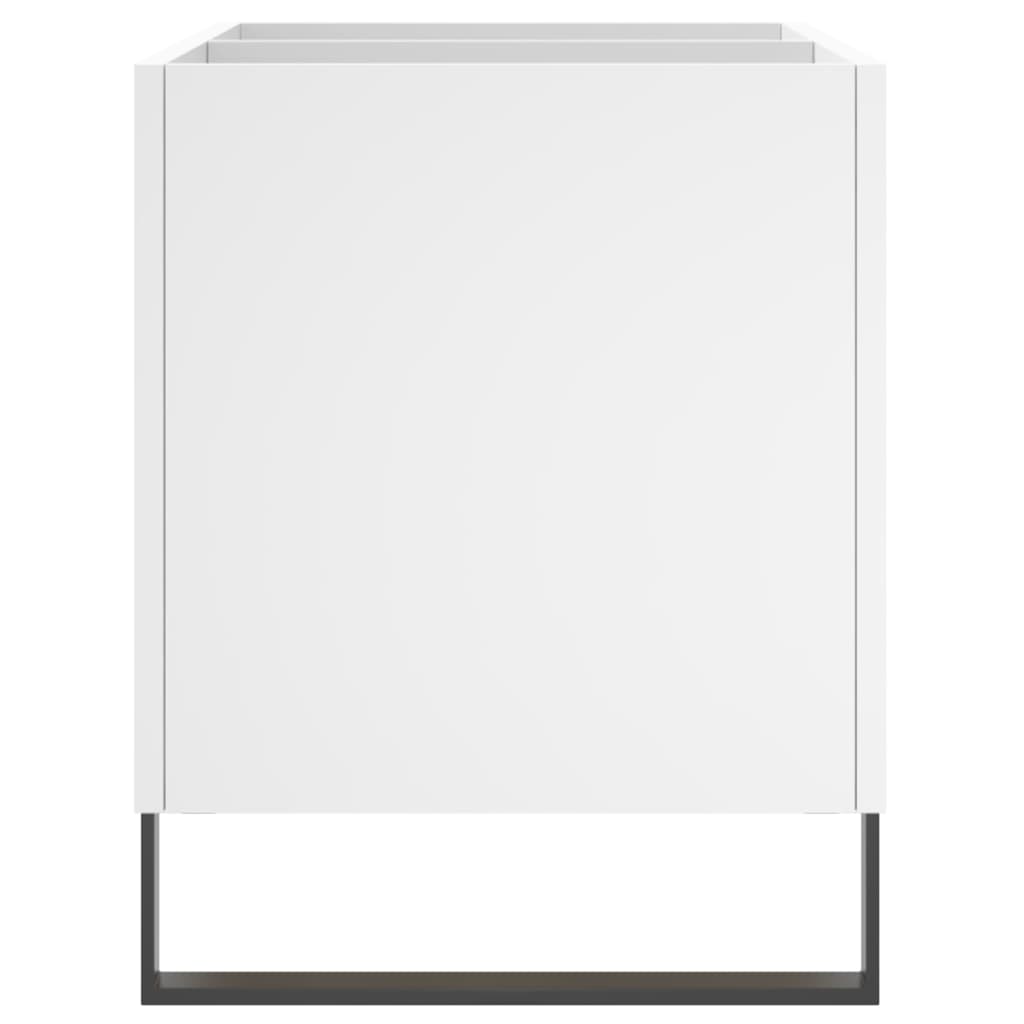 Pladeskab Hvid 74,5x38x48 cm Træmateriale