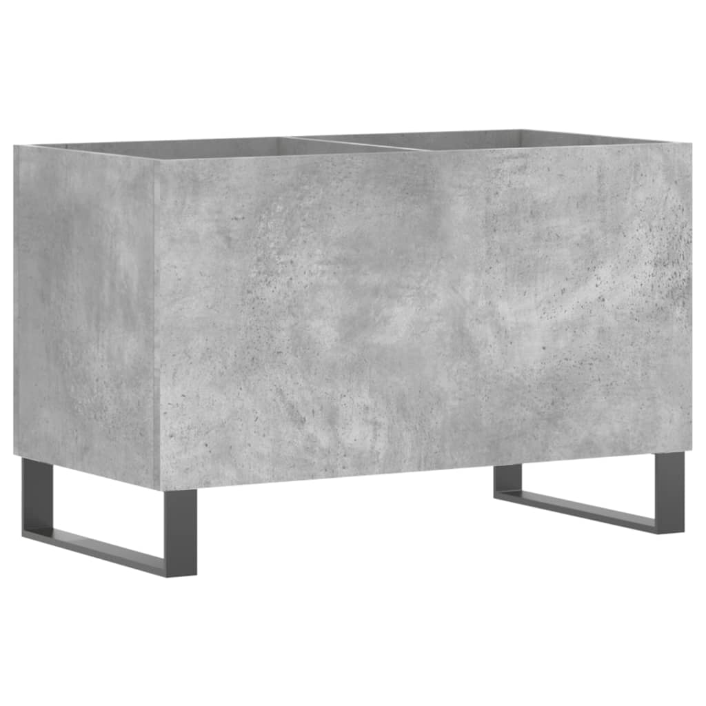 Pladeskab Beton Grå 74,5x38x48 cm Træmateriale