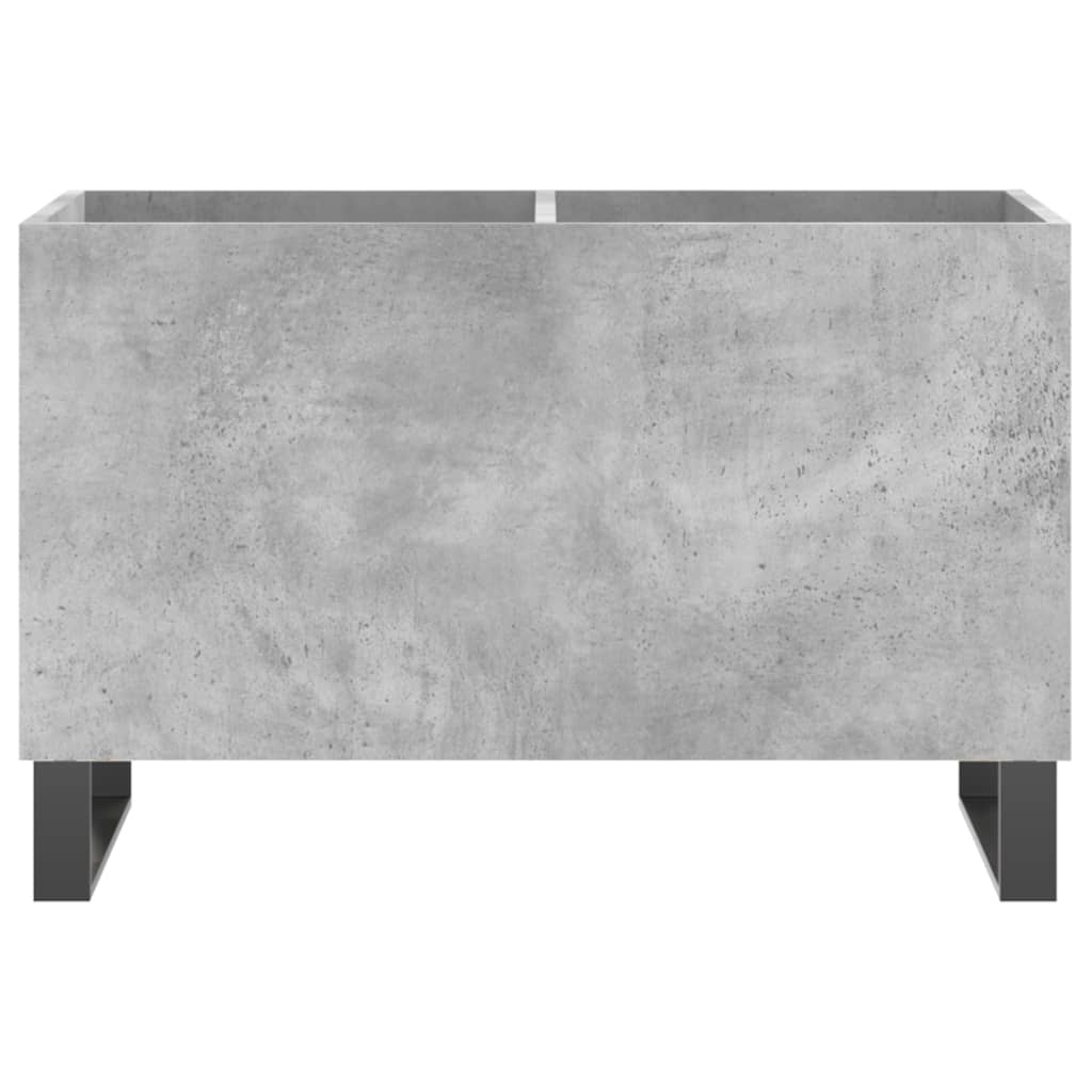 Pladeskab Beton Grå 74,5x38x48 cm Træmateriale