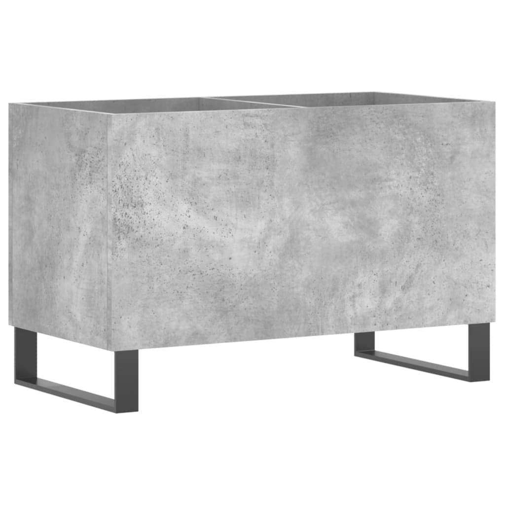 Pladeskab Beton Grå 74,5x38x48 cm Træmateriale
