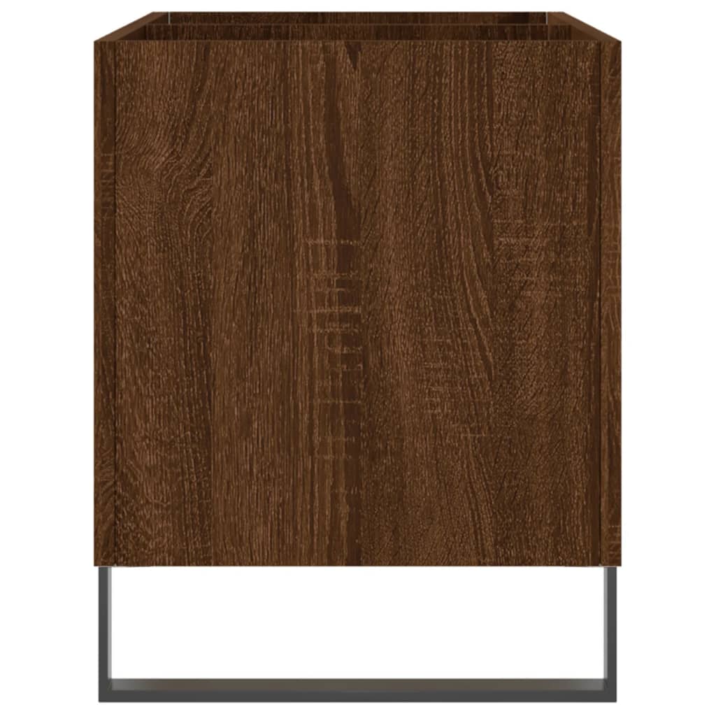 Pladeskab Brun Eg Look 74,5x38x48 cm Træmateriale