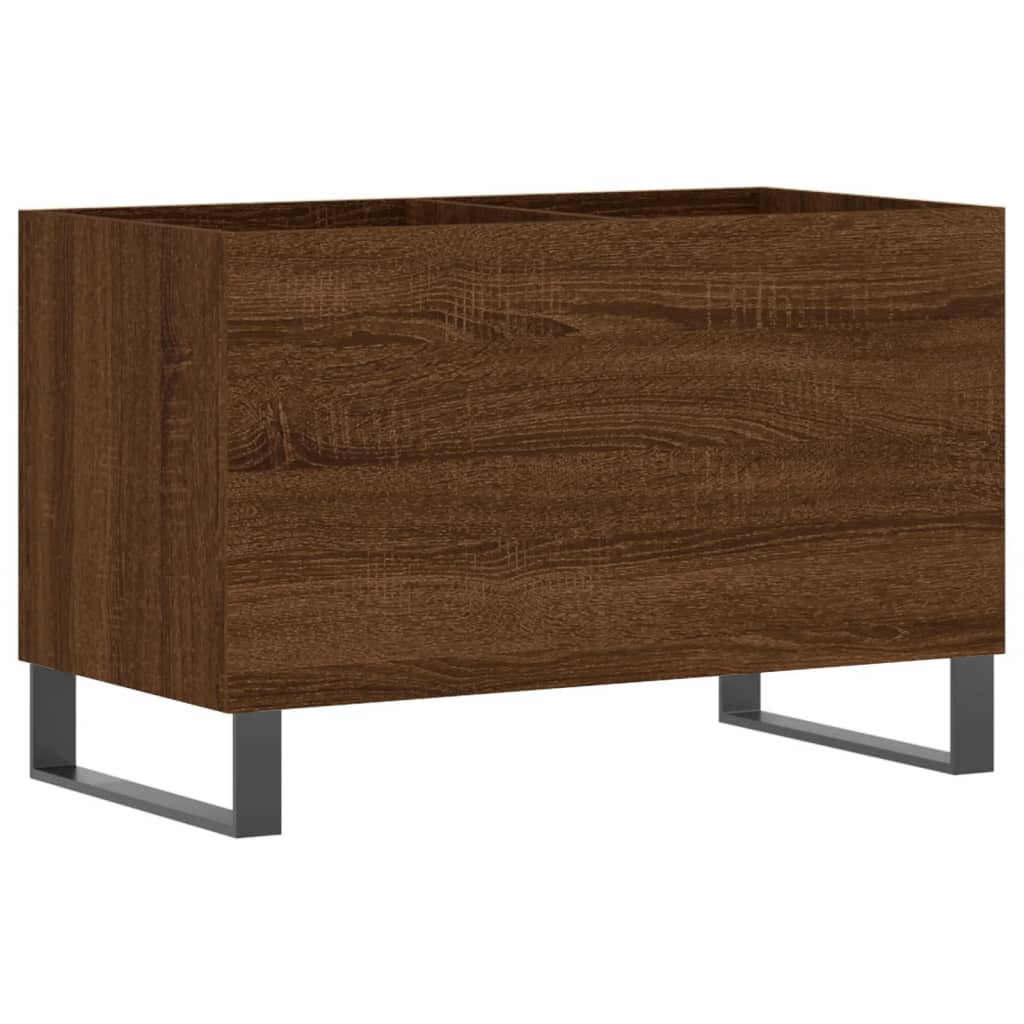 Pladeskab Brun Eg Look 74,5x38x48 cm Træmateriale