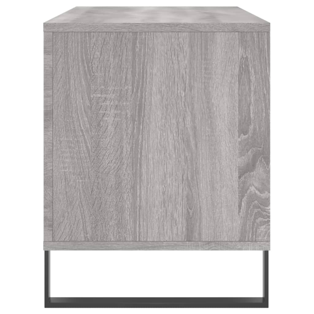 Pladeskab Grå Sonoma 100x38x48 cm Træmateriale