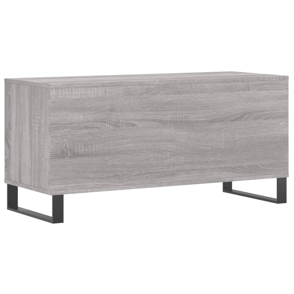 Pladeskab Grå Sonoma 100x38x48 cm Træmateriale