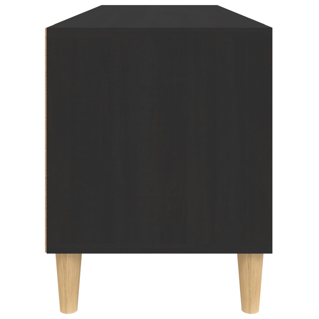 TV-skab Sort 100x34,5x44,5 cm Træ Materiale