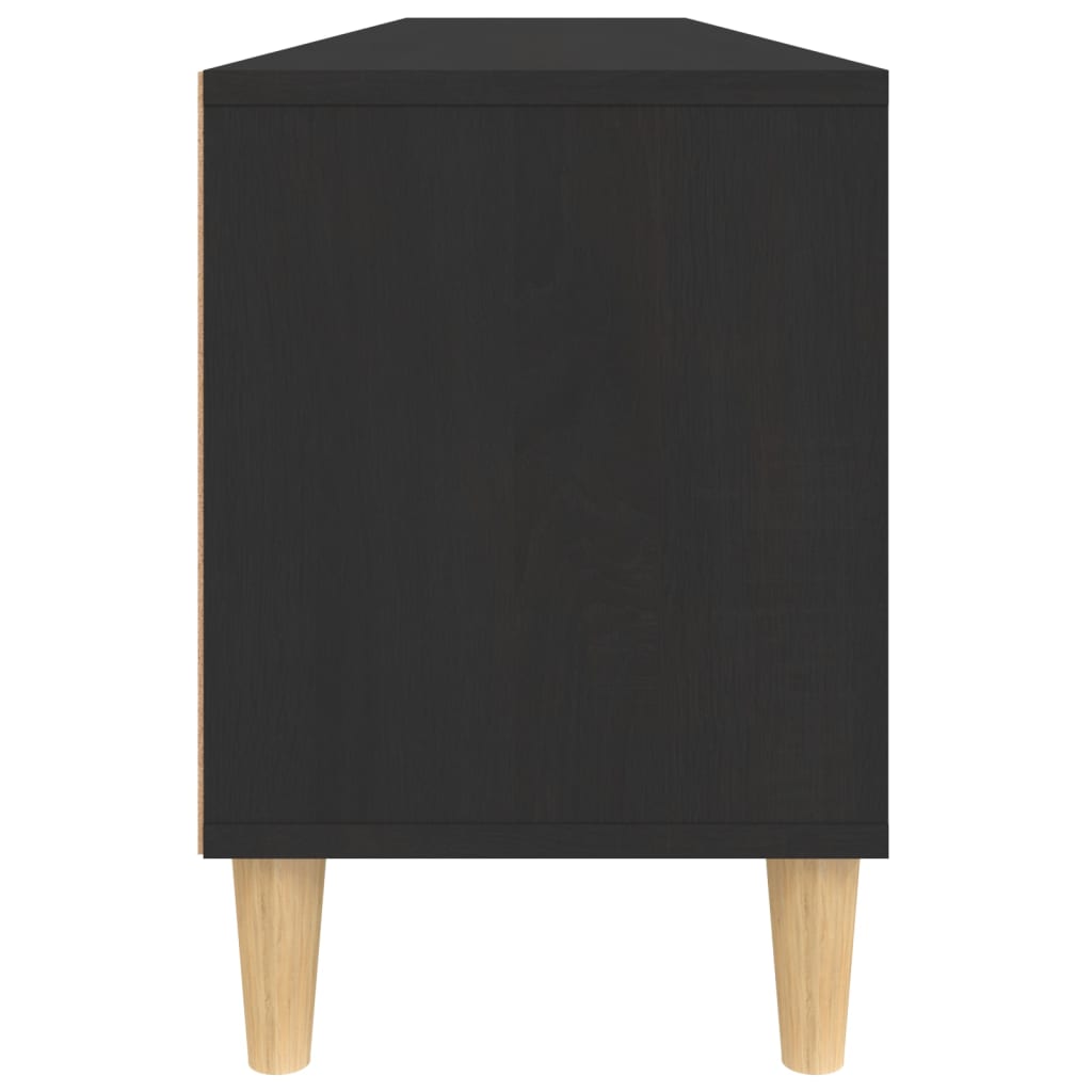 TV-skab Sort 150x30x44,5 cm Træ Materiale