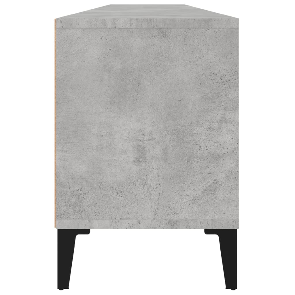 TV-møbel betongrå 150x30x44,5 cm træmateriale