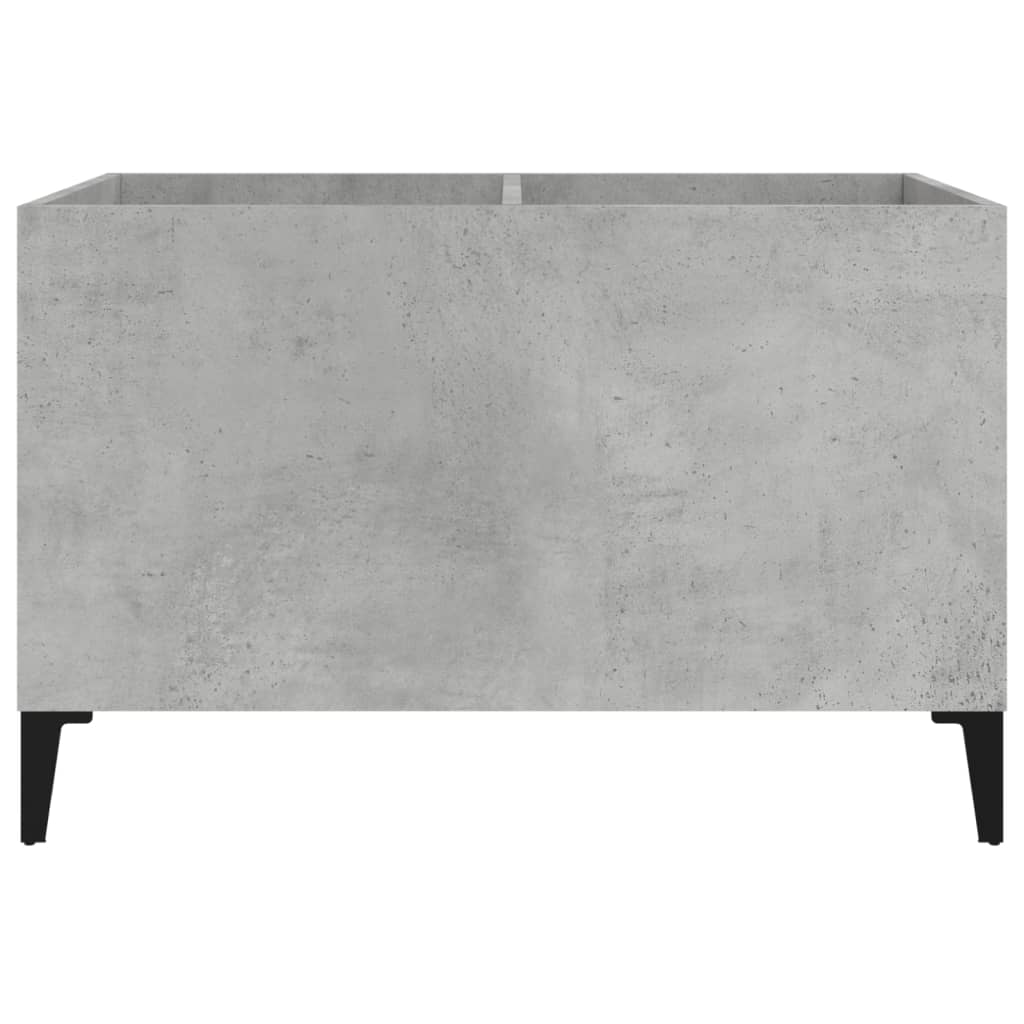 Pladeskab Beton Grå 74,5x38x48 cm Træmateriale